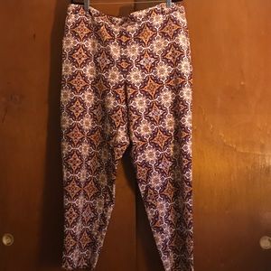 Ashley Stewart Print Pants